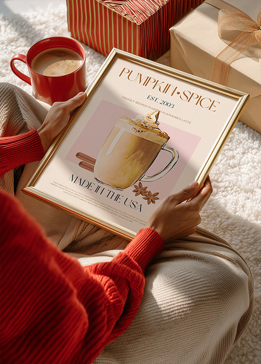 Autumn Latte Delight Plakat - Posterbox