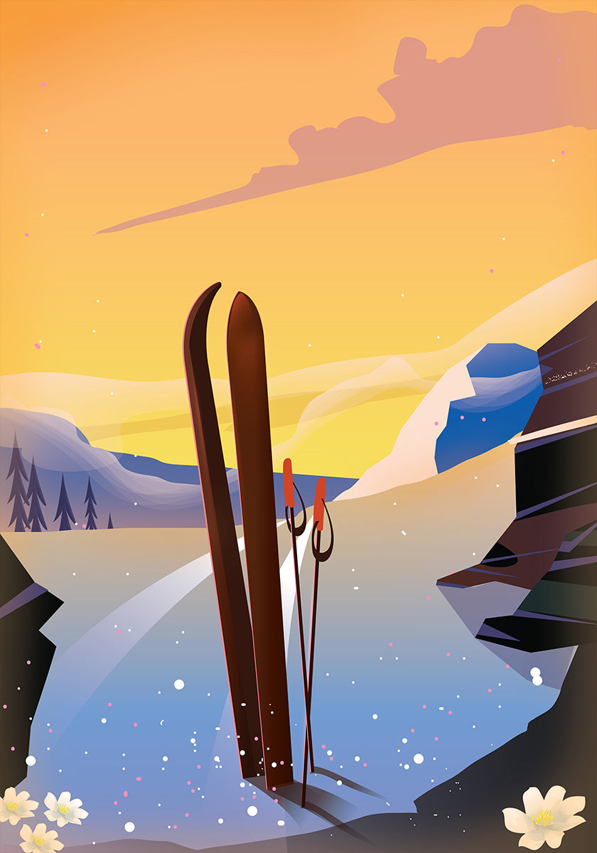 Ski Trip Plakat - Posterbox