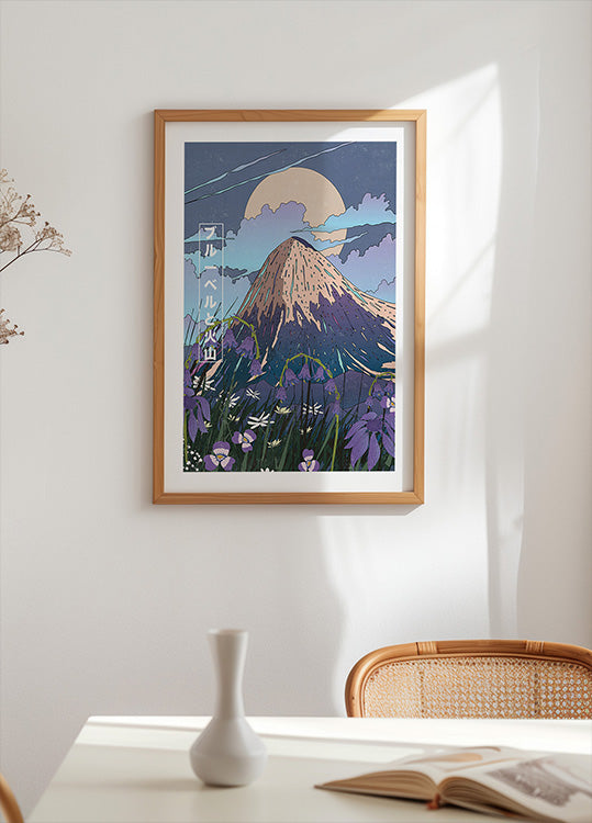 Bluebells and the Volcano (NEW) - Posterbox