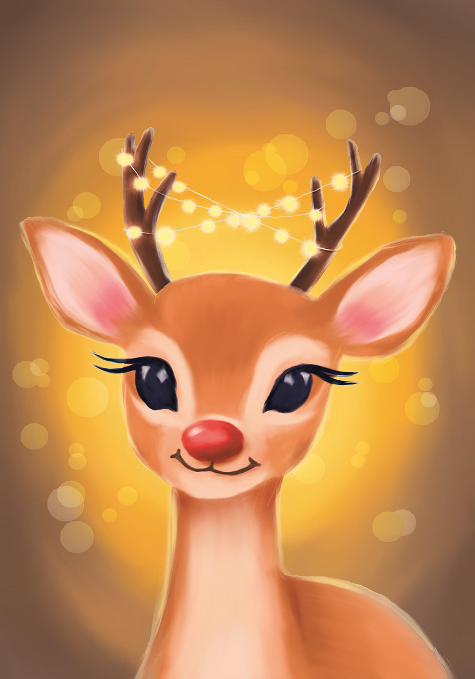 Christmas Deer Plakat - Posterbox