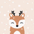 Snow & Deer Plakat - Posterbox