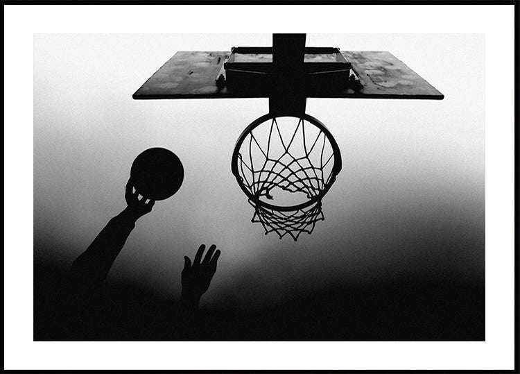 Hoops in the Haze Poster - Posterbox