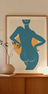 Blue Woman Plakat - Posterbox