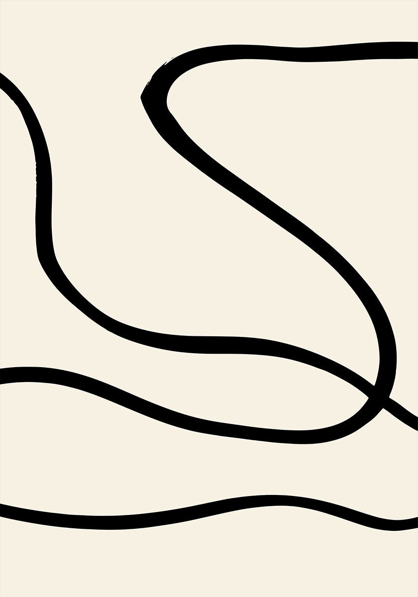 Black Lines 01 (NEW) - Posterbox