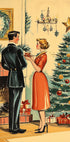 Retro Christmas Plakat - Posterbox