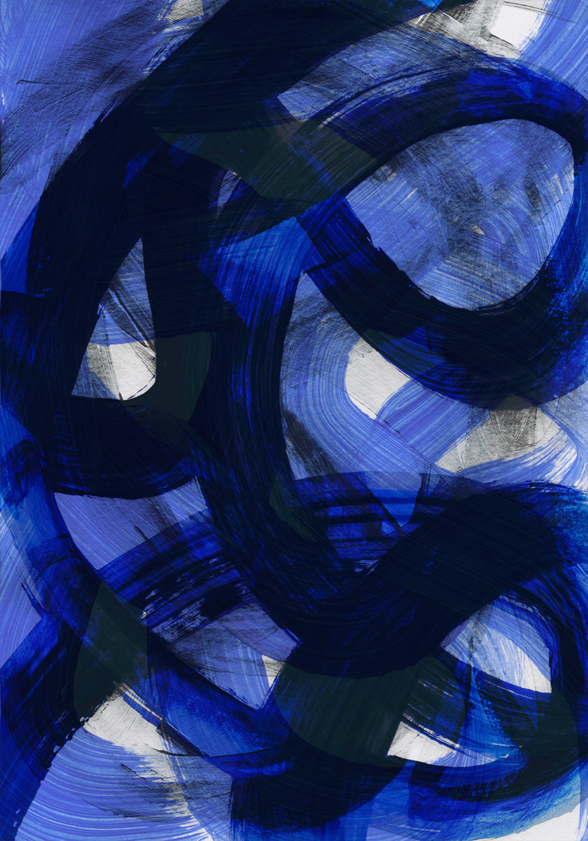 Abstract Brush Strokes 147 Plakat
