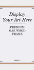Premium Wood frame Nielsen Oak - Posterbox