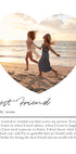 Best Friend, Personalized Photo and Message Plakat - Posterbox.dk