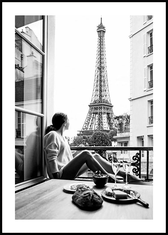 Breakfast in Paris Plakat - Posterbox.dk