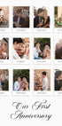 Couple Memories, Polaroid Style Photo Collage Plakat - Posterbox.dk