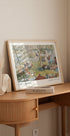 Crayfishing, riverside summer family scene Plakat - Posterbox.dk