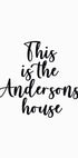 Custom Family Name House Plakat - Posterbox.dk