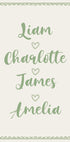 Custom Family Name Plakat - Posterbox.dk