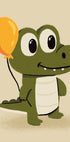 Cute Crocodile Plakat - Posterbox