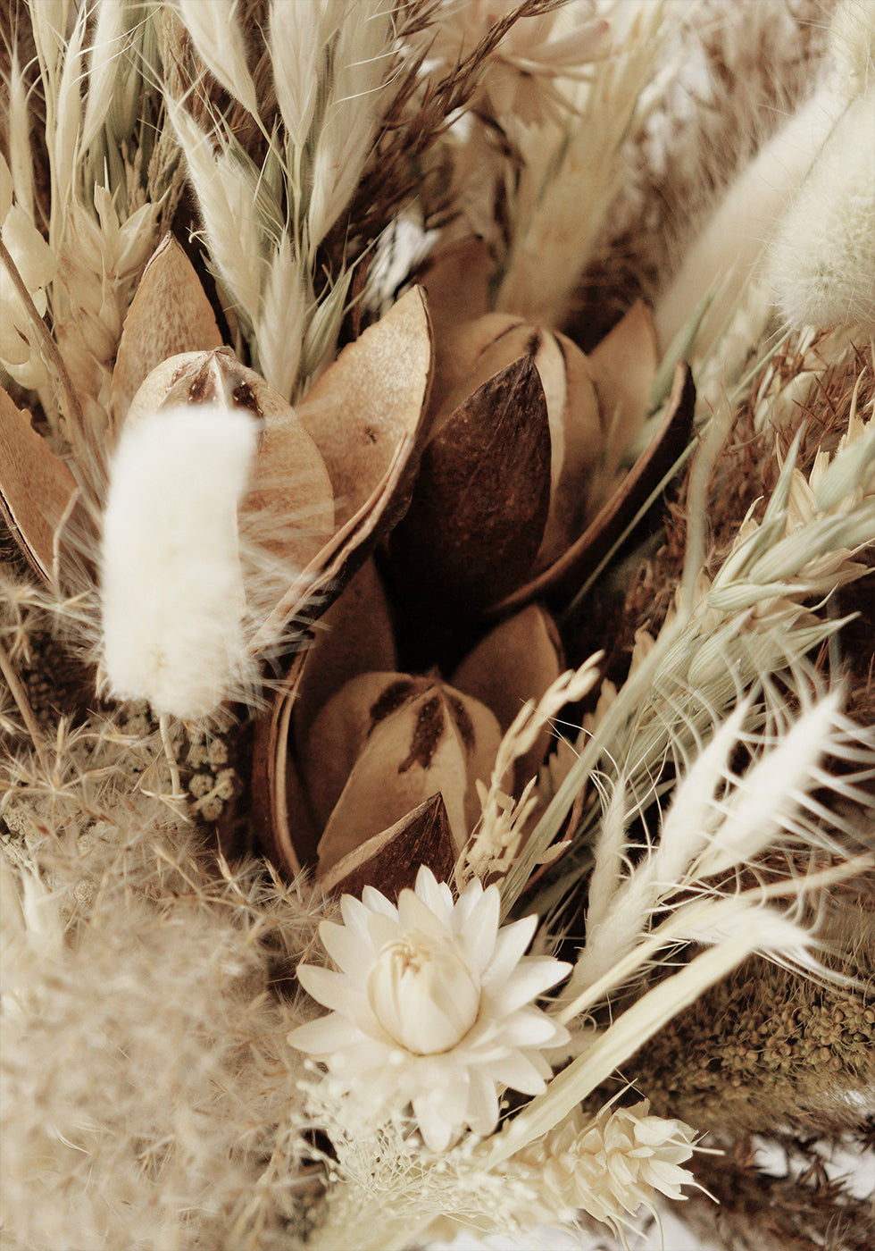Delicate Dried Flowers Bouquet  Plakat - Posterbox.dk