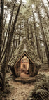 Fairy Tale Cabin in the Woods Plakat - Posterbox.dk