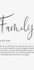 Family Definition Plakat - Posterbox.dk