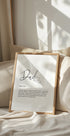 Father Definition Personalized Plakat - Posterbox.dk
