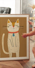 Happy Cat Plakat - Posterbox.dk