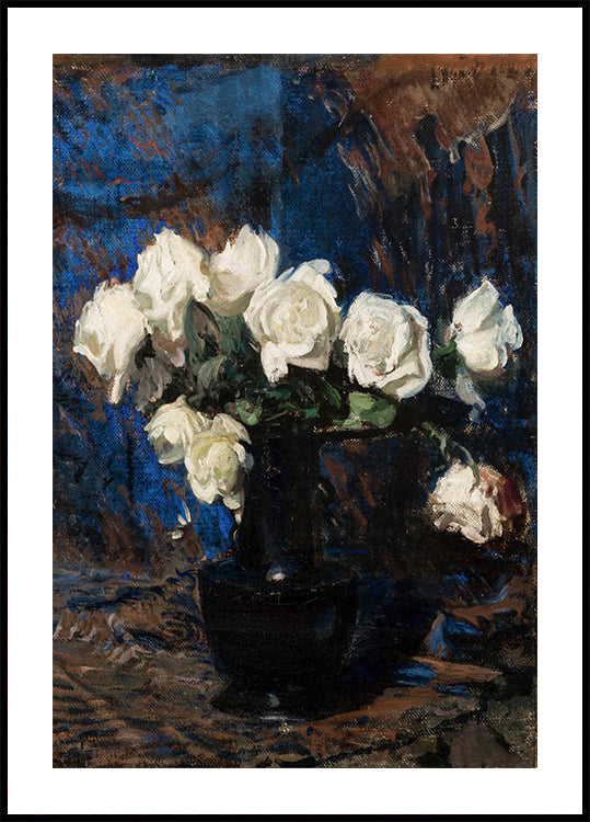 Leon Wyczółkowski - White Roses Plakat - Posterbox.dk