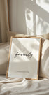 Minimalist Family Names Plakat - Posterbox.dk