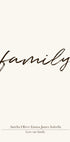 Minimalist Family Names Plakat - Posterbox.dk