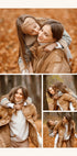 Mother and Daughter Personalized Photo Collage Plakat - Posterbox.dk