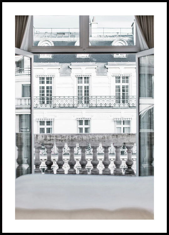 Open Window Paris Plakat - Posterbox.dk