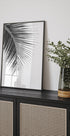 Palm Leaf in Monochrome Plakat - Posterbox.dk