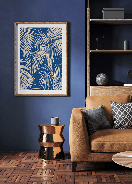 Palm Leaves Pattern Plakat - Posterbox.dk