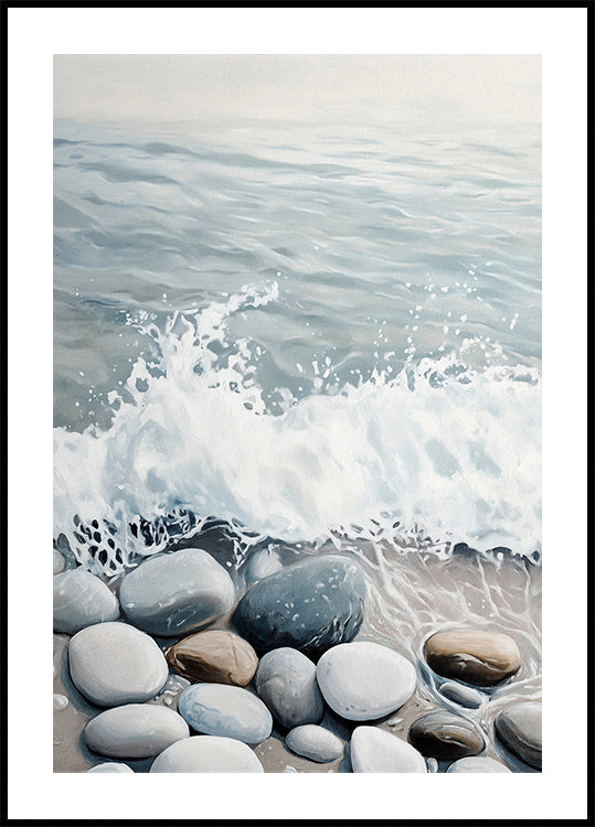 Pebble Shoreline Plakat - Posterbox.dk