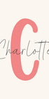 Personalized Name and Initial Plakat - Posterbox.dk