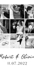 Personalized Wedding Photo Collage Plakat - Posterbox.dk