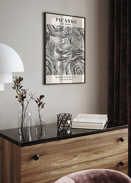Picasso - The Roses Plakat - Posterbox.dk
