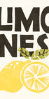Póster con ilustración de limones retro - Posterbox.dk
