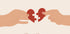 The Missing Piece of Us, Two halves of a Heart Personalized Plakat - Posterbox.dk