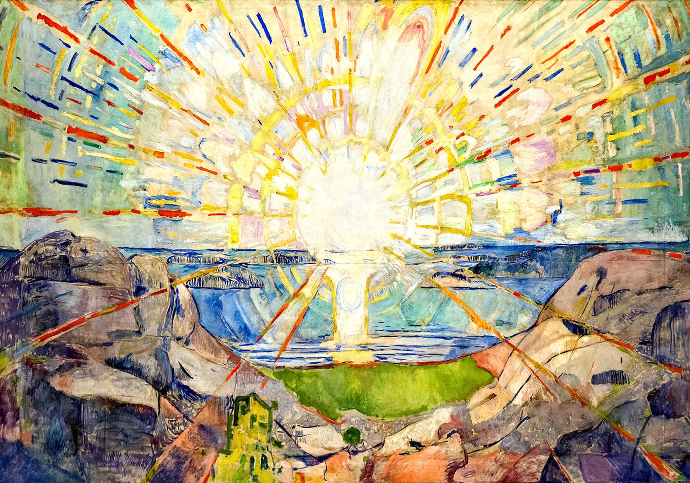 The Sun by Edvard Munch Plakat - Posterbox.dk