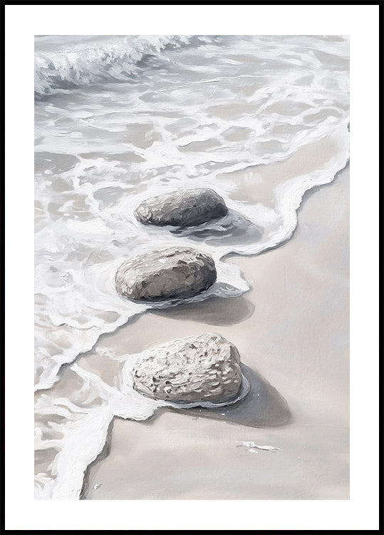 Tide and Stone Plakat - Posterbox.dk