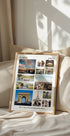 Travel Memories Personalized Photo Collage Plakat - Posterbox