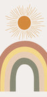 Warm Rainbow and Sunbeam Plakat - Posterbox.dk