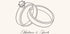Wedding Rings Personalized Plakat - Posterbox.dk