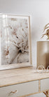 White Blossoming Roses Plakat - Posterbox.dk
