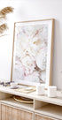 White Peonies, Soft Romantic Floral Close-up Plakat - Posterbox.dk