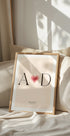 You & Me, Initials Love Plakat - Posterbox.dk