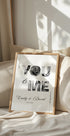You & Me Personalized Couple Plakat - Posterbox.dk