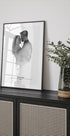 You & Me, romantic watercolor couple Plakat - Posterbox.dk