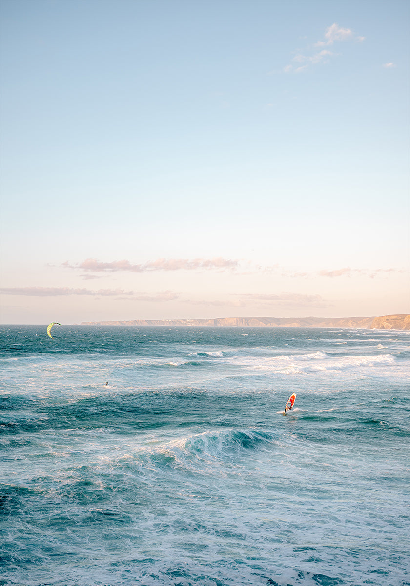 Wind surfing Algarve Plakat - Posterbox