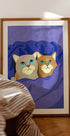 Cats in Bed - Posterbox