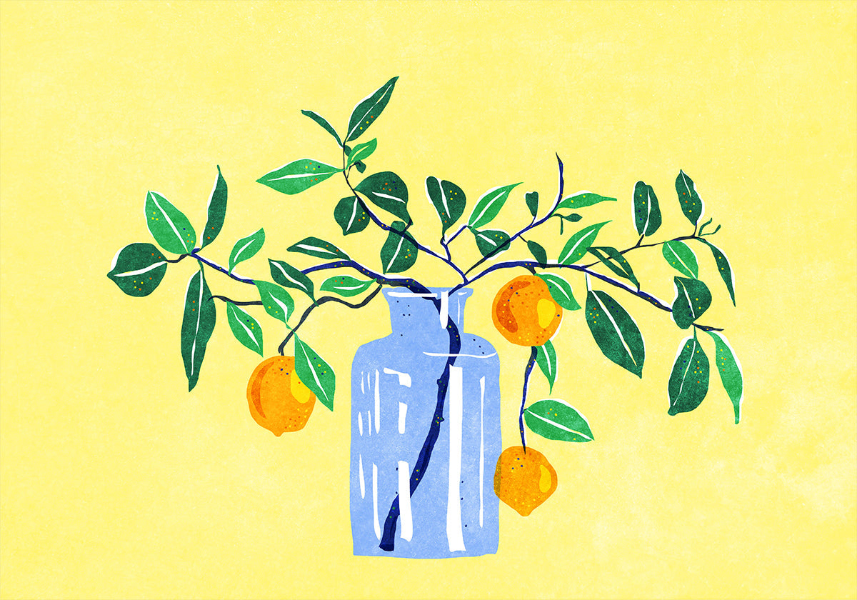 Orange Tree Poster - Posterbox