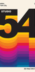Studio 54 Retro Design Plakat - Posterbox